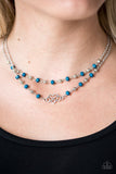 Unbreakable Love - Blue Necklace Paparazzi