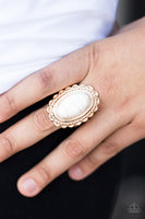 Western Wayfarer - White Ring ~ Paparazzi