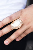 Western Wayfarer - White Ring ~ Paparazzi