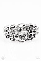 Wild About Wildflowers - Silver Ring ~ Paparazzi