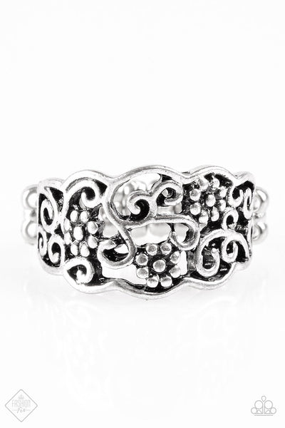 Wild About Wildflowers - Silver Ring ~ Paparazzi