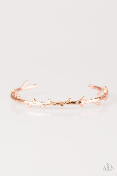 Easy As One Two Tree - Rose Gold Bracelet ~ Paparazzi