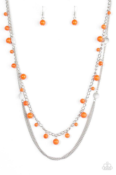 Color Spree - Orange Necklace ~ Paparazzi