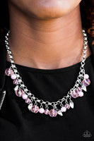 Bling Down The Curtain - Pink Necklace ~ Paparazzi