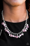 Bling Down The Curtain - Pink Necklace ~ Paparazzi
