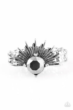 Electric Eclipse - Silver Ring ❤️ Paparazzi