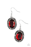 Queen Of Queens - Red Earrings ~ Paparazzi
