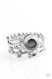 Pardon My Sparkle - Silver Ring ❤️ Paparazzi