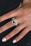 Pardon My Sparkle - Silver Ring ❤️ Paparazzi