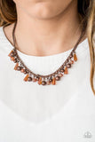 Twinkling Treasure Trove - Copper Necklace ❤️ Paparazzi