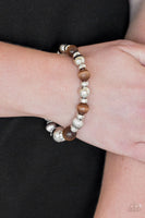 Once Upon A Maritime - Brown Bracelet ~ Paparazzi
