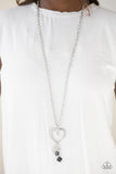 A Big Heart - Black Necklace ~ Paparazzi