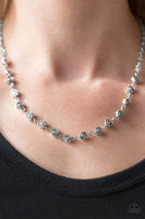 Roadside Roses - Silver Necklace ❤️ Paparazzi