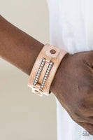 Street Glam - Copper Urban Bracelet ❤️ Paparazzi