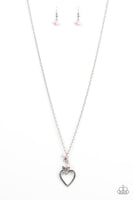 Fluttering Heart - Pink Necklace ~ Paparazzi