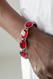 Diva In Disguise - Red Bracelet ~ Paparazzi