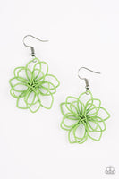 Springtime Serenity - Green Earrings ~ Paparazzi