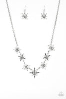 Decked Out In Daisies - White Necklace ~ Paparazzi