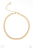If You Dare - Gold Necklace ~ Paparazzi