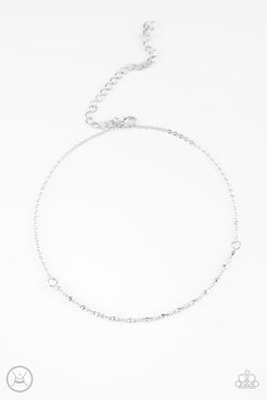 Take a Risk - Silver Necklace ❤️ Paparazzi