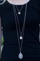 Sedona Summers - Blue Necklace ❤️ Paparazzi