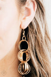 Secretary Of Statement - Gold Earrings ~ Paparazzi