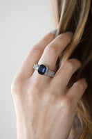 Regal Relic - Blue Ring ❤️ Paparazzi