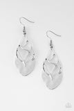 Super Swanky - Silver Earrings ❤️ Paparazzi