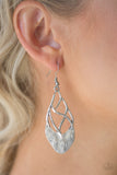Super Swanky - Silver Earrings ❤️ Paparazzi