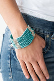 Outback Odyssey - Blue Bracelet ❤️ Paparazzi