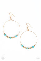 Say A Little Prairie - Blue Earrings ~ Paparazzi