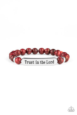 Trust Always - Red Bracelet ❤️ Paparazzi