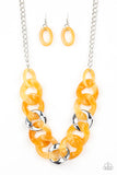 I Have A Haute Date - Yellow Necklace Paparazzi