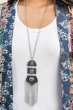 Tassel Tycoon - White Necklace - Paparazzi