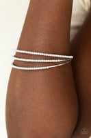 Iridescently Infatuated - White Bracelet ~ Paparazzi