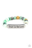 Trust Always - Green Bracelet ~ Paparazzi