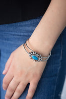 Serene Succulent - Blue Bracelet ❤️ Paparazzi