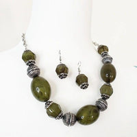 Ice Melt - Green Necklace ~ Paparazzi