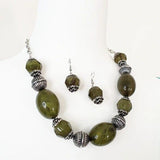 Ice Melt - Green Necklace ~ Paparazzi