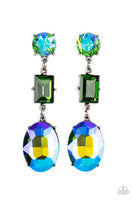 Extra Envious - Green Earrings - Paparazzi