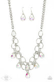 Show-Stopping Shimmer - Multi Iridescent Necklace Paparazzi Life Of The Party