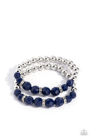 Two by Two Twinkle - Blue Bracelet - Paparazzi