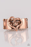 Cute As Cupid - Copper Ring ~ Paparazzi Rings