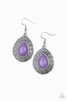 Tribal Tango - Purple Earrings ~ Paparazzi