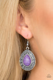 Tribal Tango - Purple Earrings ~ Paparazzi