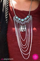 A Sight For Soar Eyes - Blue Necklace ~ Paparazzi Fashion Fix
