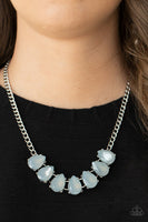 Above The Clouds - Silver Necklace ~ Paparazzi