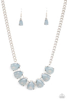 Above The Clouds - Silver Necklace ~ Paparazzi