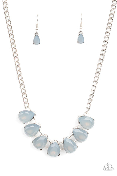 Above The Clouds - Silver Necklace ~ Paparazzi