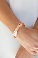 Absolutely Applique - Rose Gold Bracelet ~ Paparazzi Bracelets
